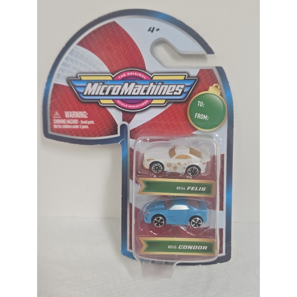 Micro Machines Diecast Miniature Cars New In Package Felis 0144 & Condor 0145